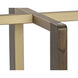 Rejane Gold / Raw Umber Dining Table Base